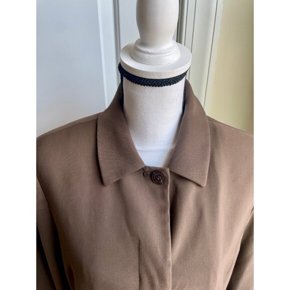 Jones New York Taupe Car Coat with Removable Liner - Size M - Picture 5 of 8